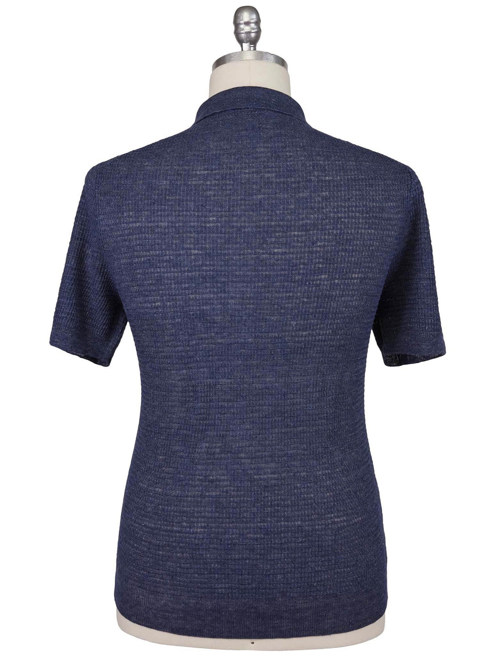 Gran Sasso Blue Linen Polo
