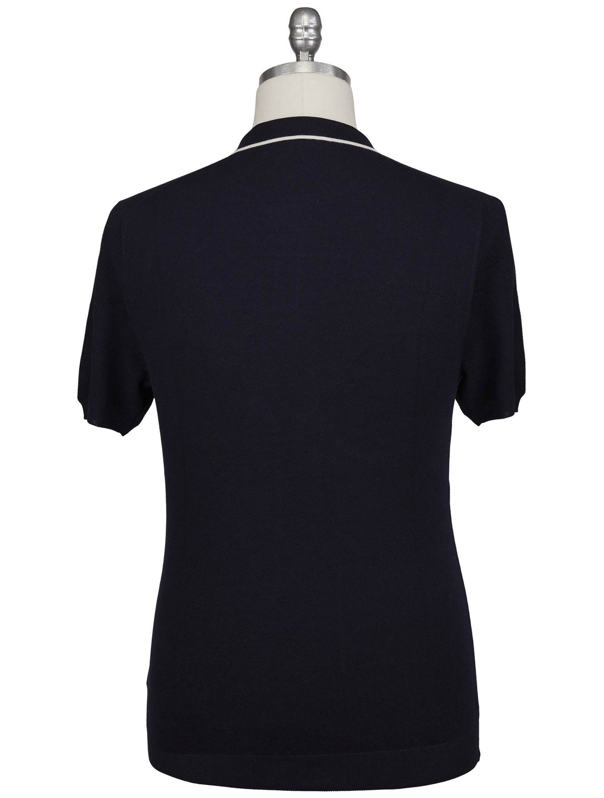 Gran Sasso Blue Cotton Polo