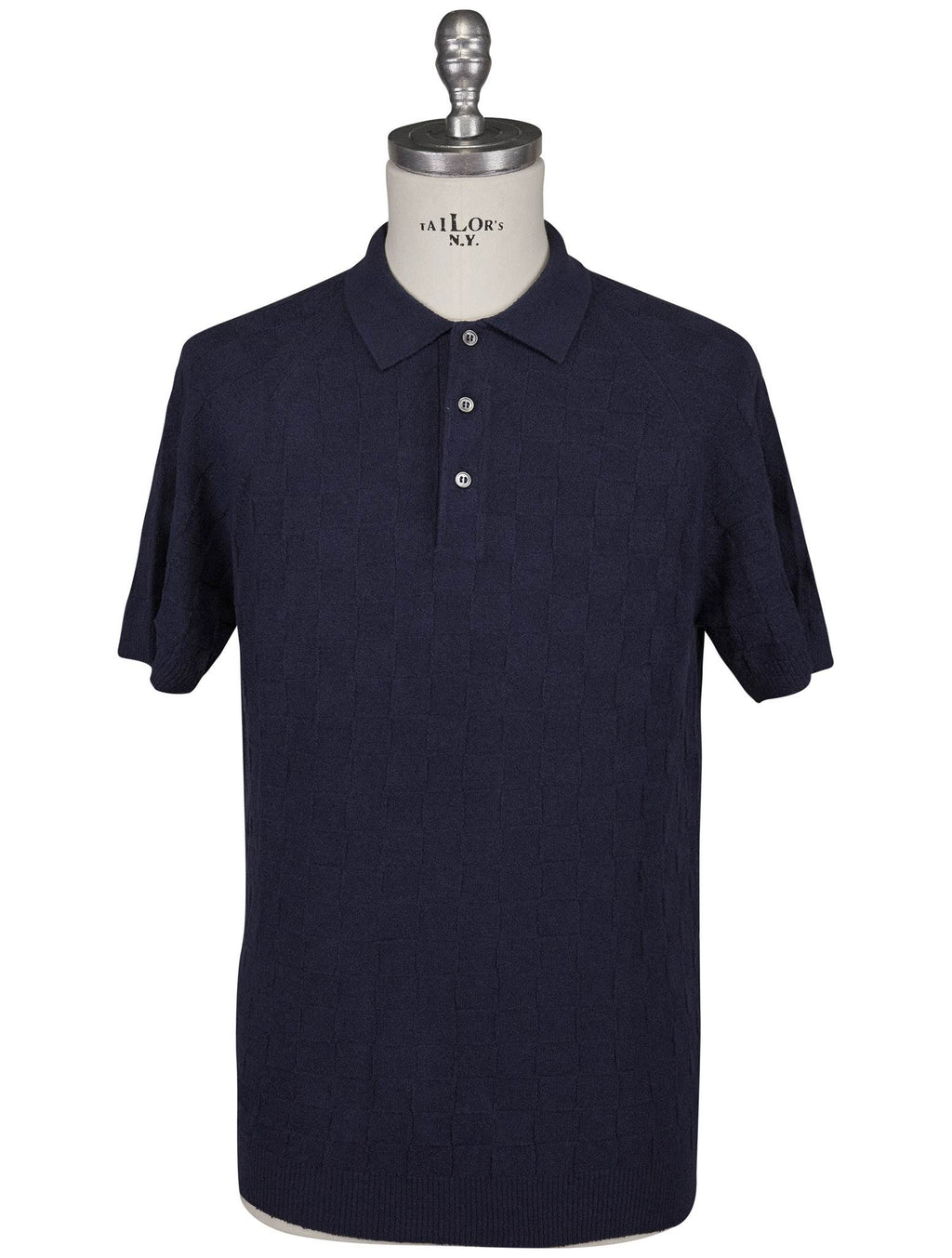 Gran Sasso Gran Sasso Blue Cotton Pa Polo Blue 000