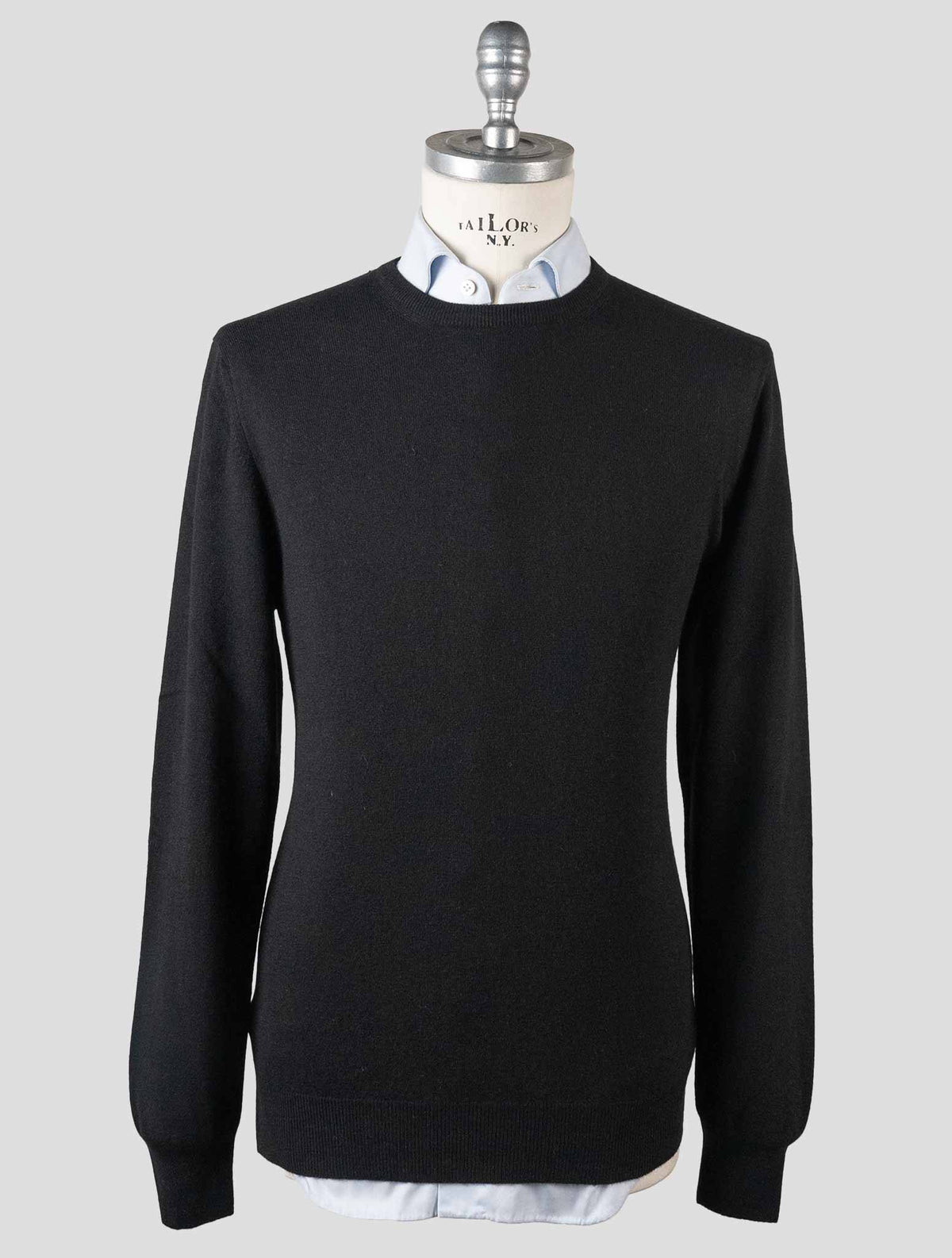 Gran Sasso Dark Gray Cashmere Sweater Crewneck