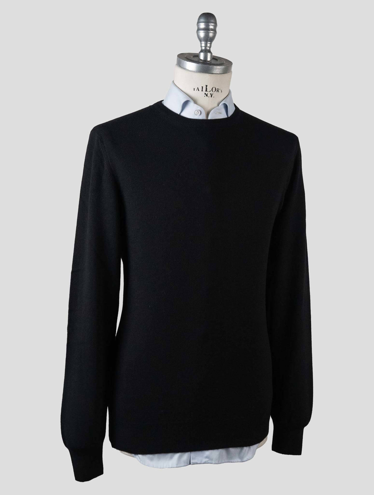 Gran Sasso Gran Sasso Black Cashmere Sweater Crewneck Black 001