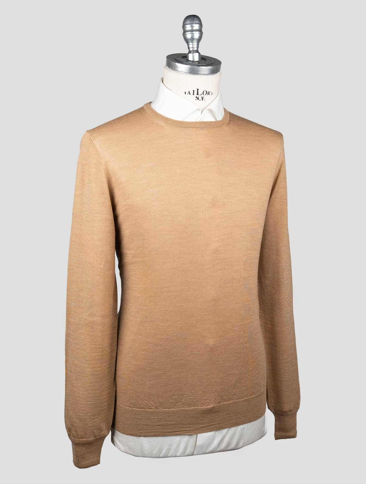 Gran Sasso Gran Sasso Brown Virgin Wool Sweater Crewneck Brown 001