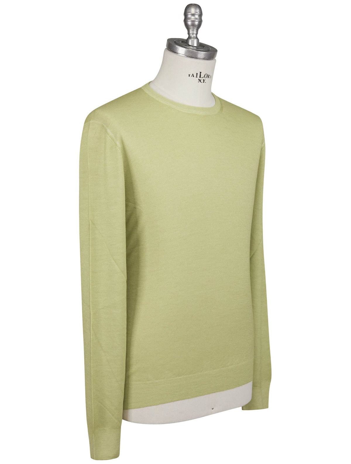 Gran Sasso Gran Sasso Green Virgin Wool Sweater Crewneck Green 001