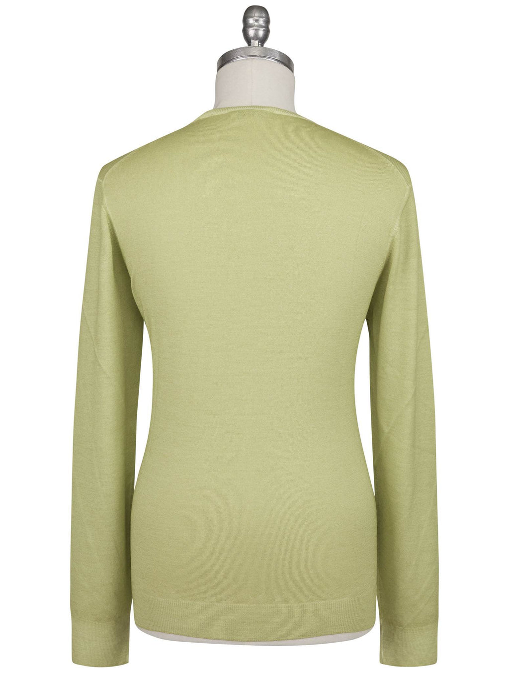 Gran Sasso Green Virgin Wool Sweater Crewneck