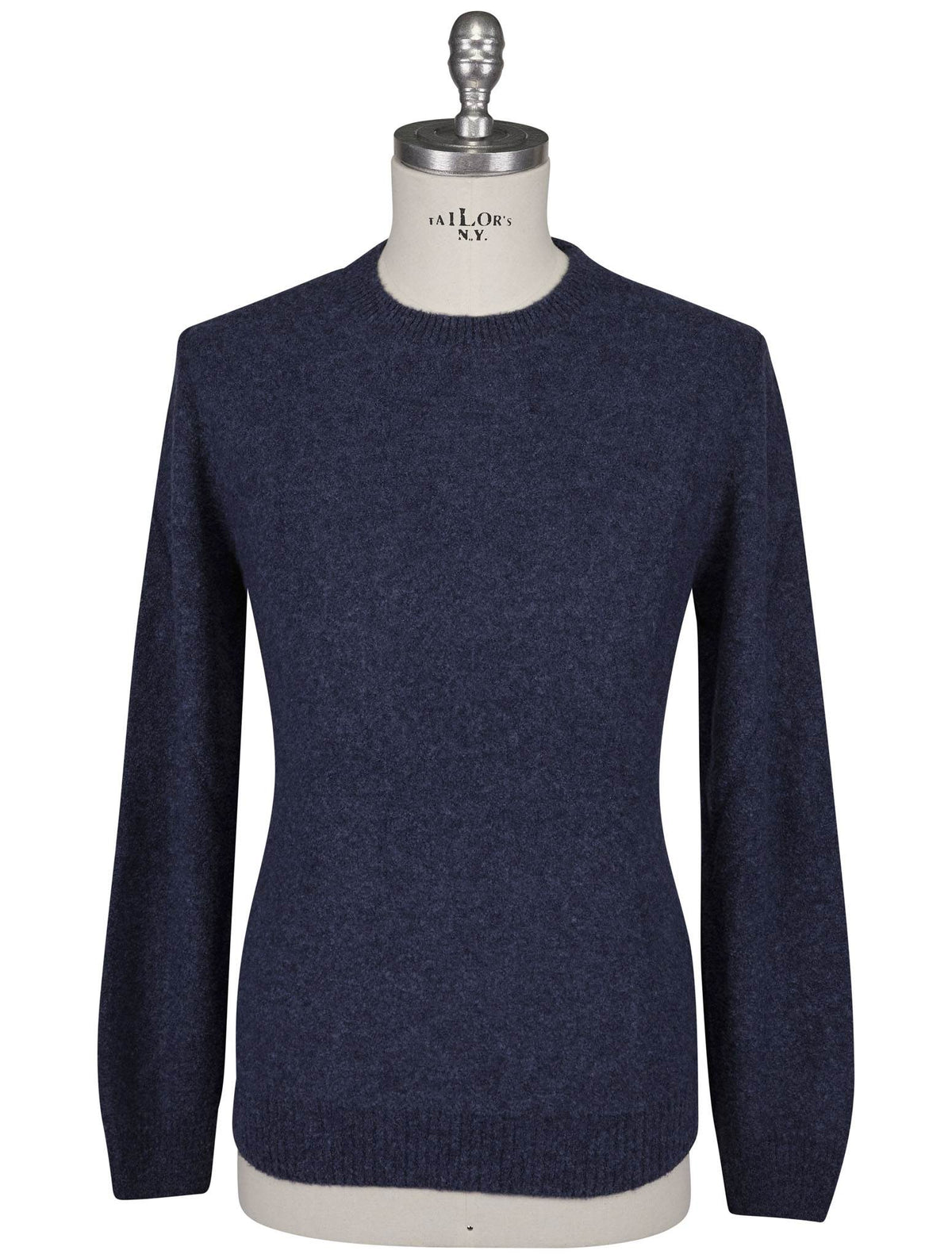 Gran Sasso Blue Virgin Wool Pa Sweater Crewneck