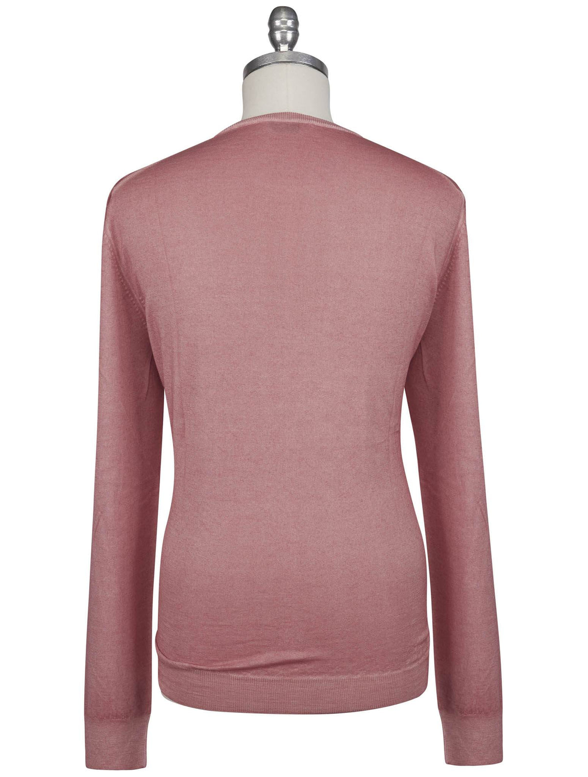 Gran Sasso Pink Virgin Wool Sweater Crewneck