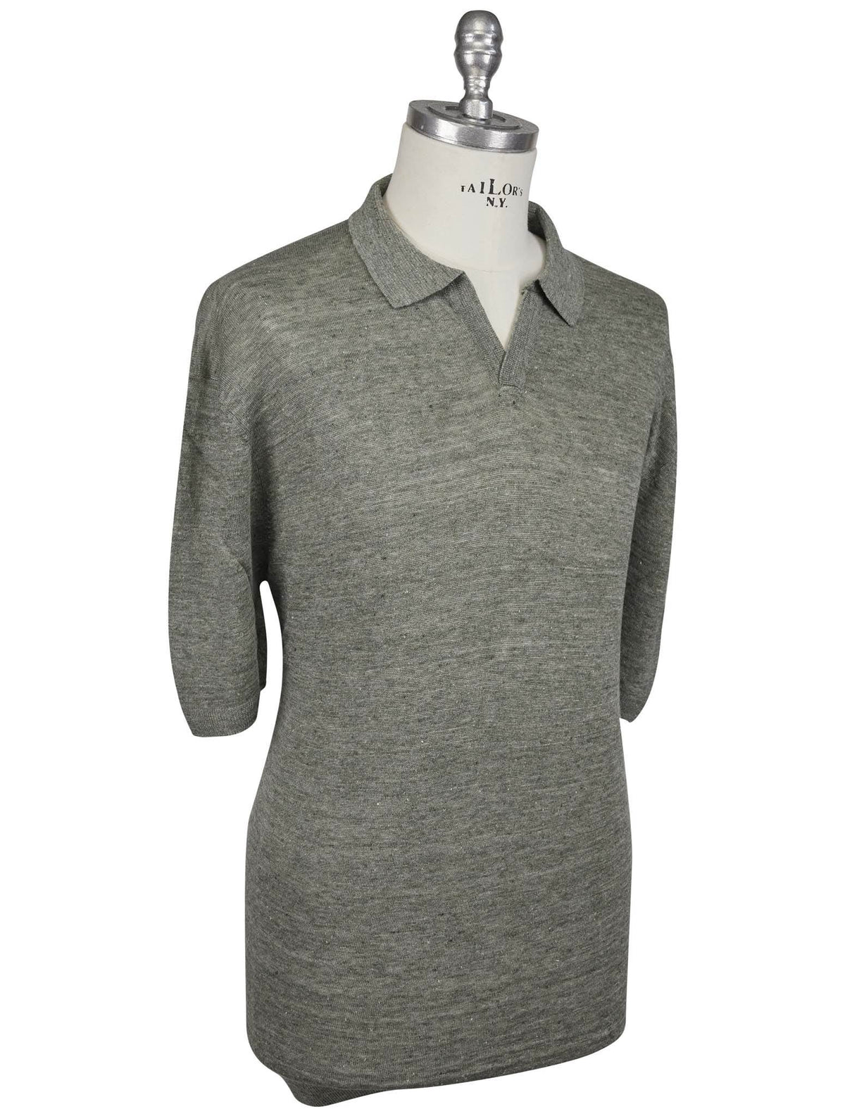 Gran Sasso Gran Sasso Green Linen Cotton Polo Green 000