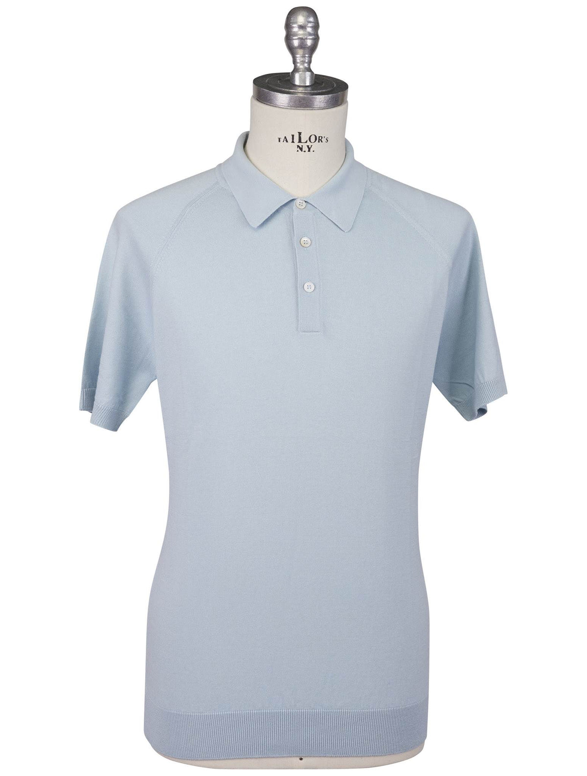 Gran Sasso Light Blue Cotton Polo