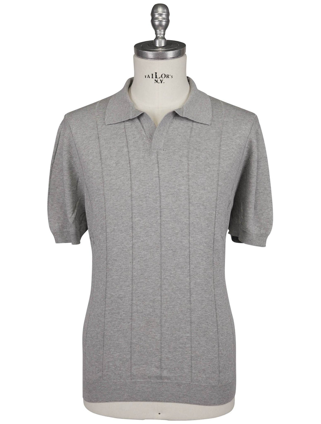 Gran Sasso Gran Sasso Gray Cotton Polo Gray 000