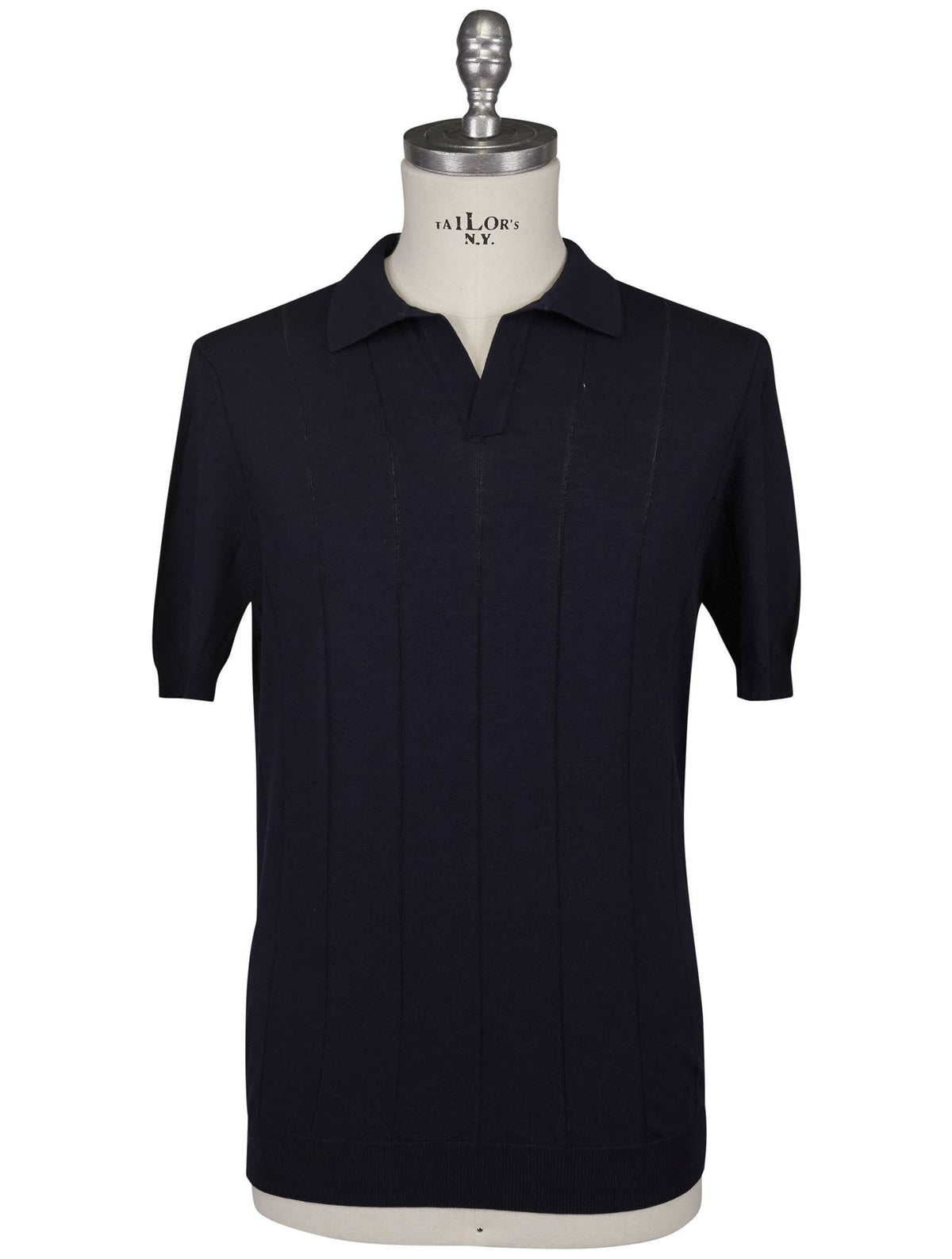 'Gran Sasso Blue Cotton Polo