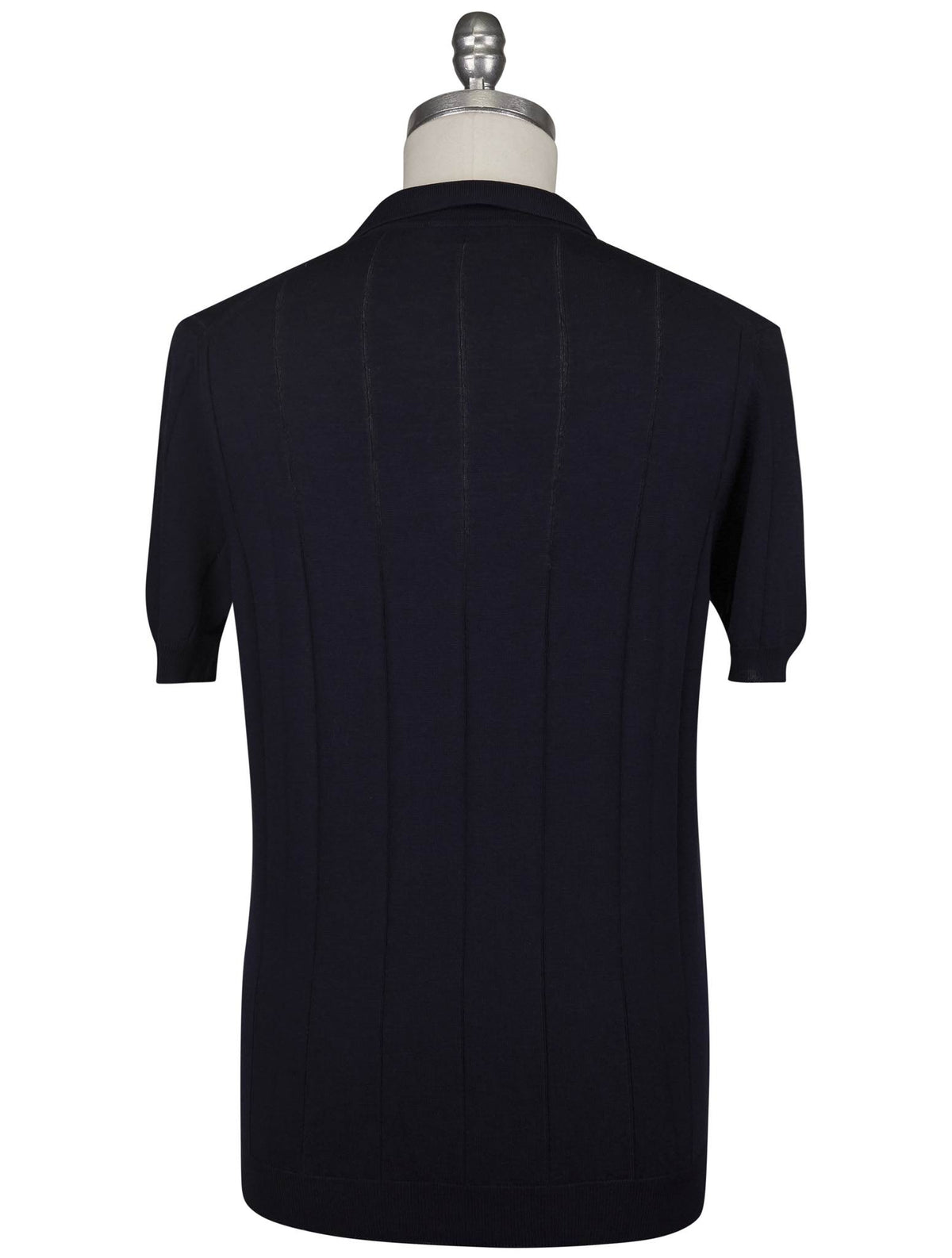 'Gran Sasso Blue Cotton Polo