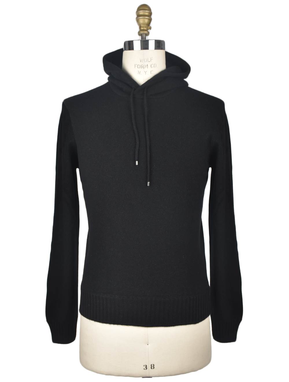 Gran Sasso Gran Sasso Black Cashmere Sweater Hoodie Black 000