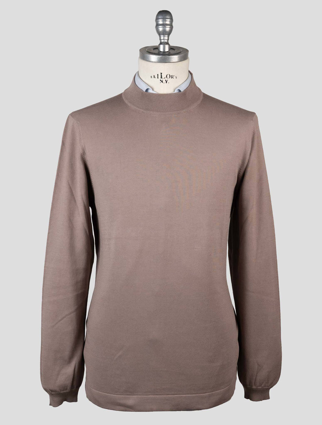 Gran Sasso Gran Sasso Taupe Virgin Wool Sweater Half Neck Taupe 000