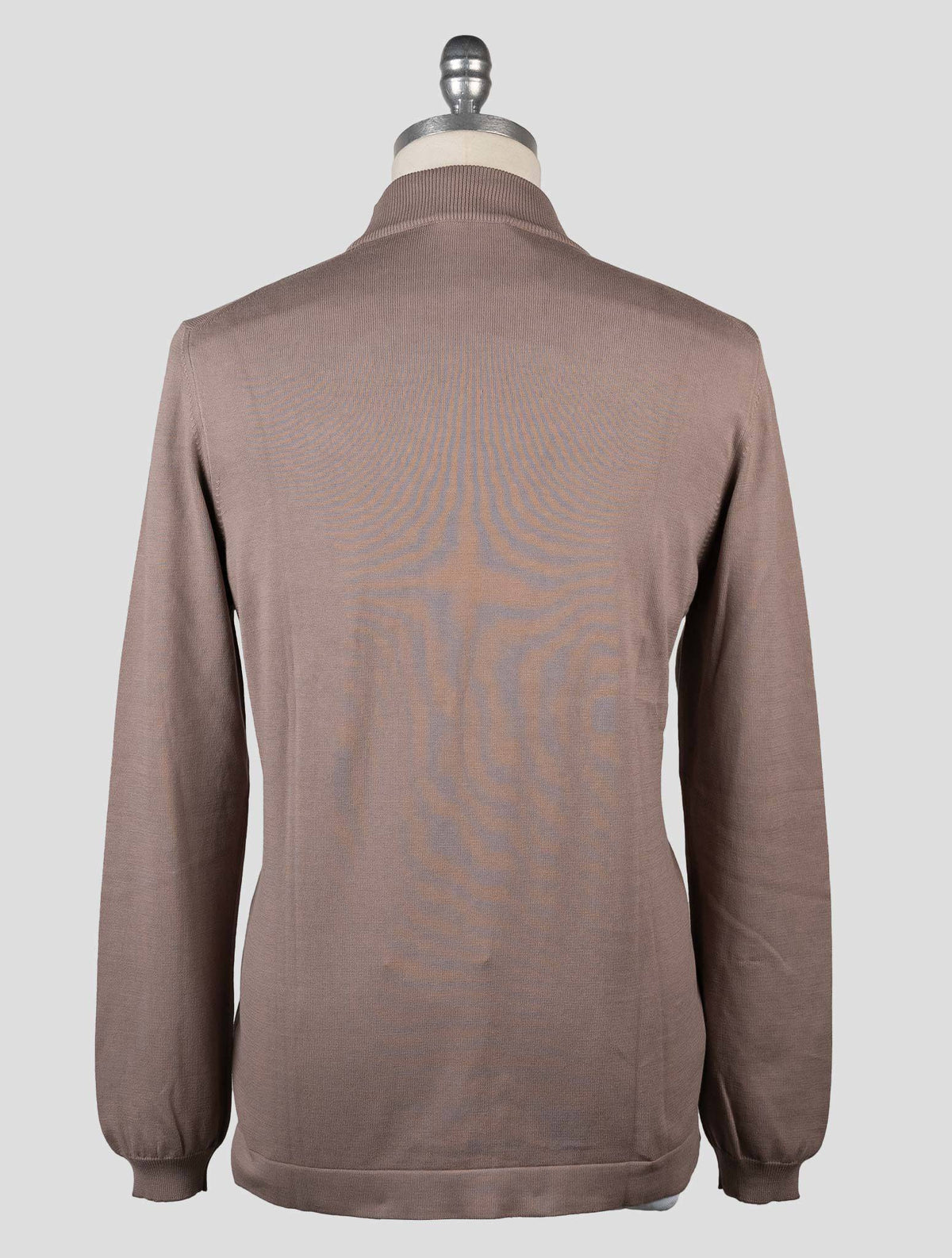 Gran Sasso Taupe Virgin Wool Sweater Half Neck