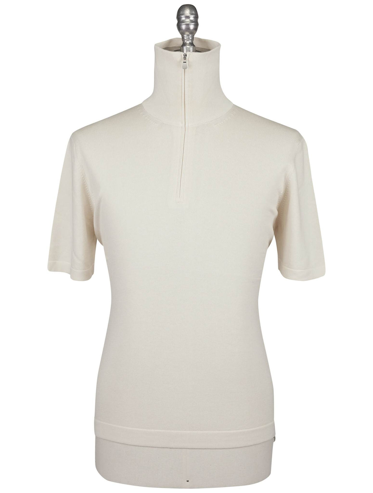 Gran Sasso White Cotton Polo