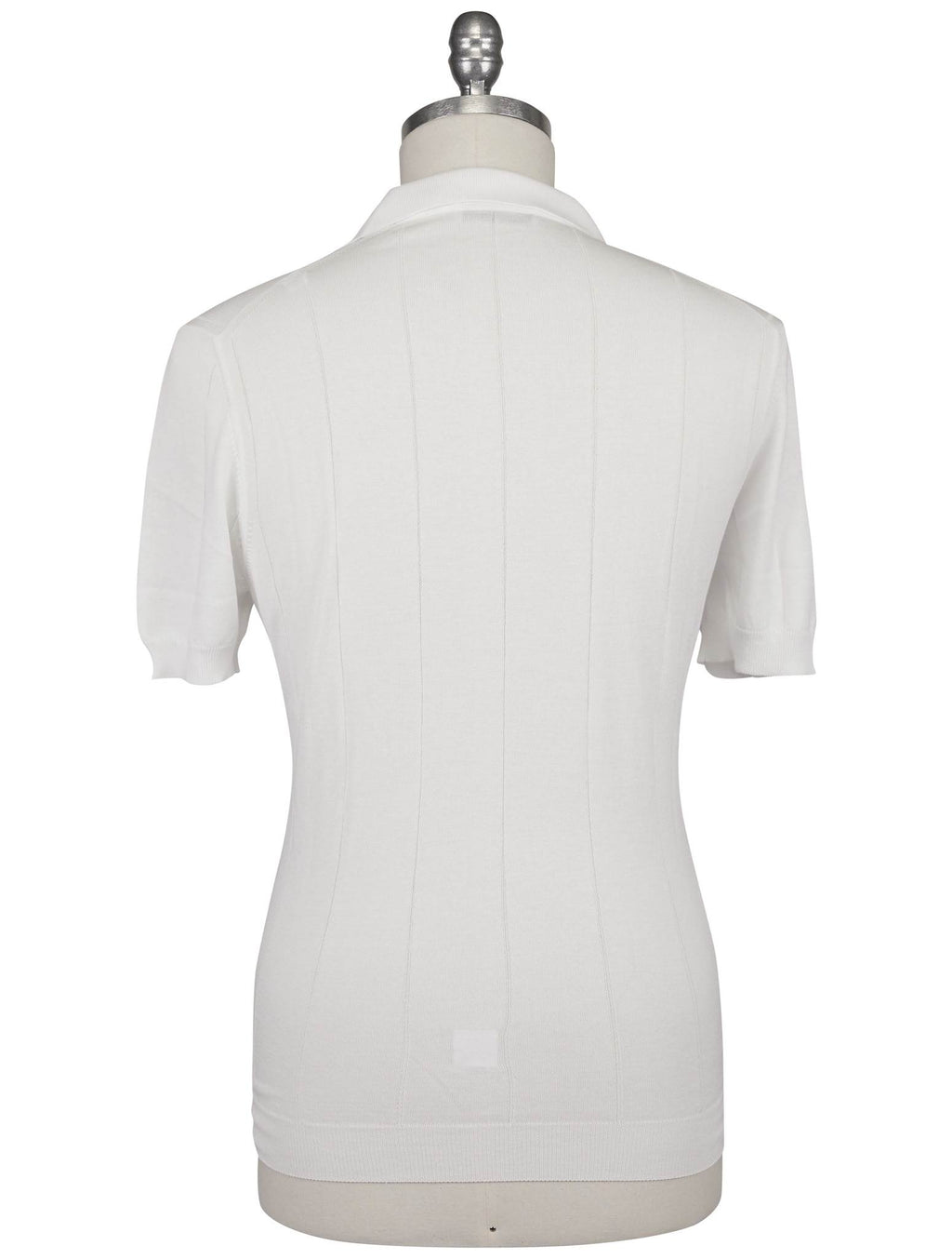 Gran Sasso White Cotton Sweater Crewneck