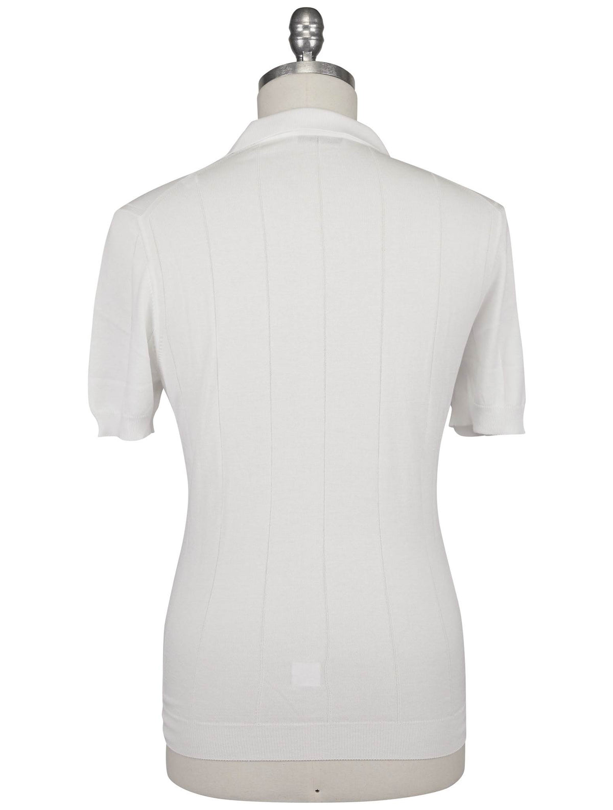 Gran Sasso White Cotton Sweater Crewneck