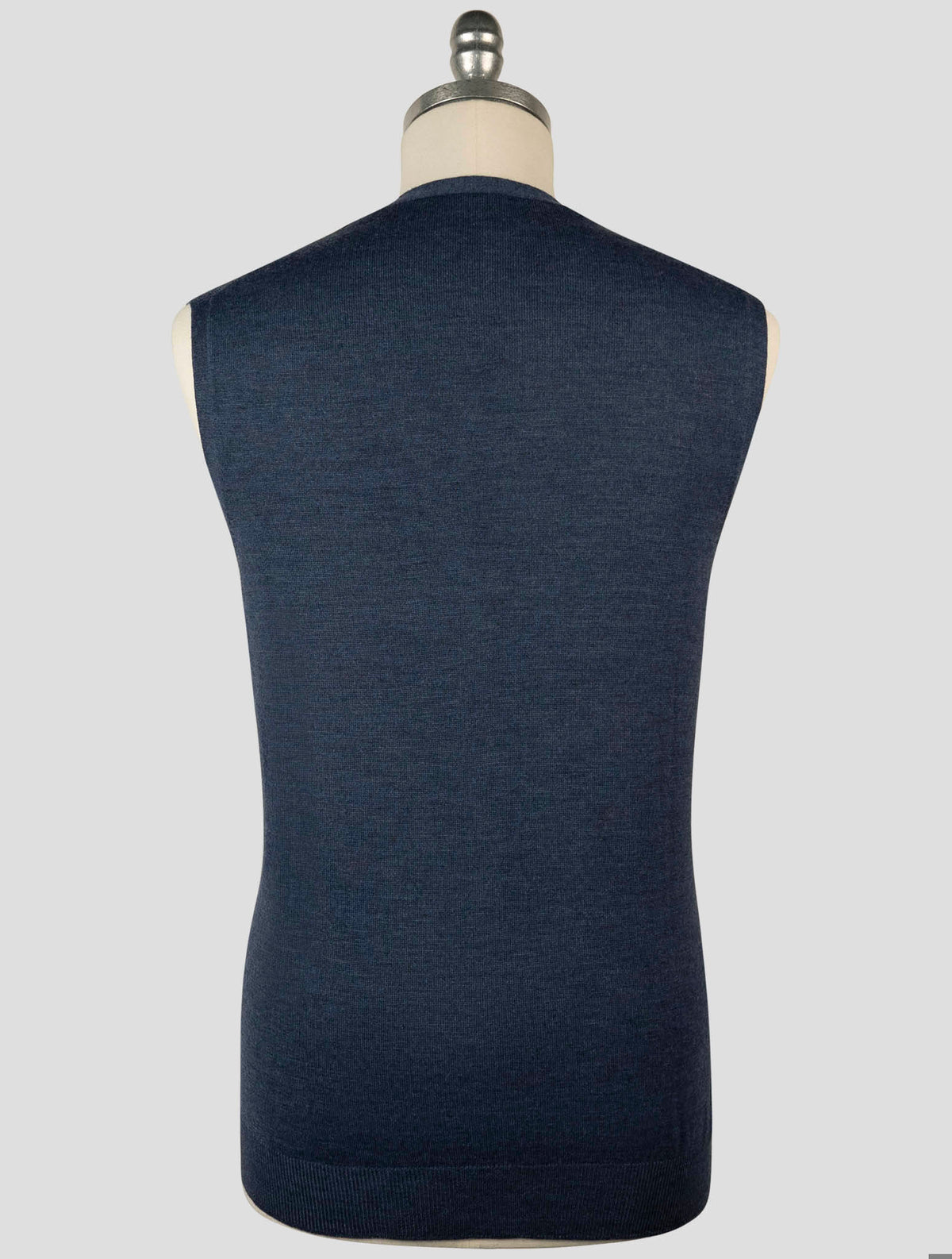 Gran Sasso Blue Virgin Wool Gilet