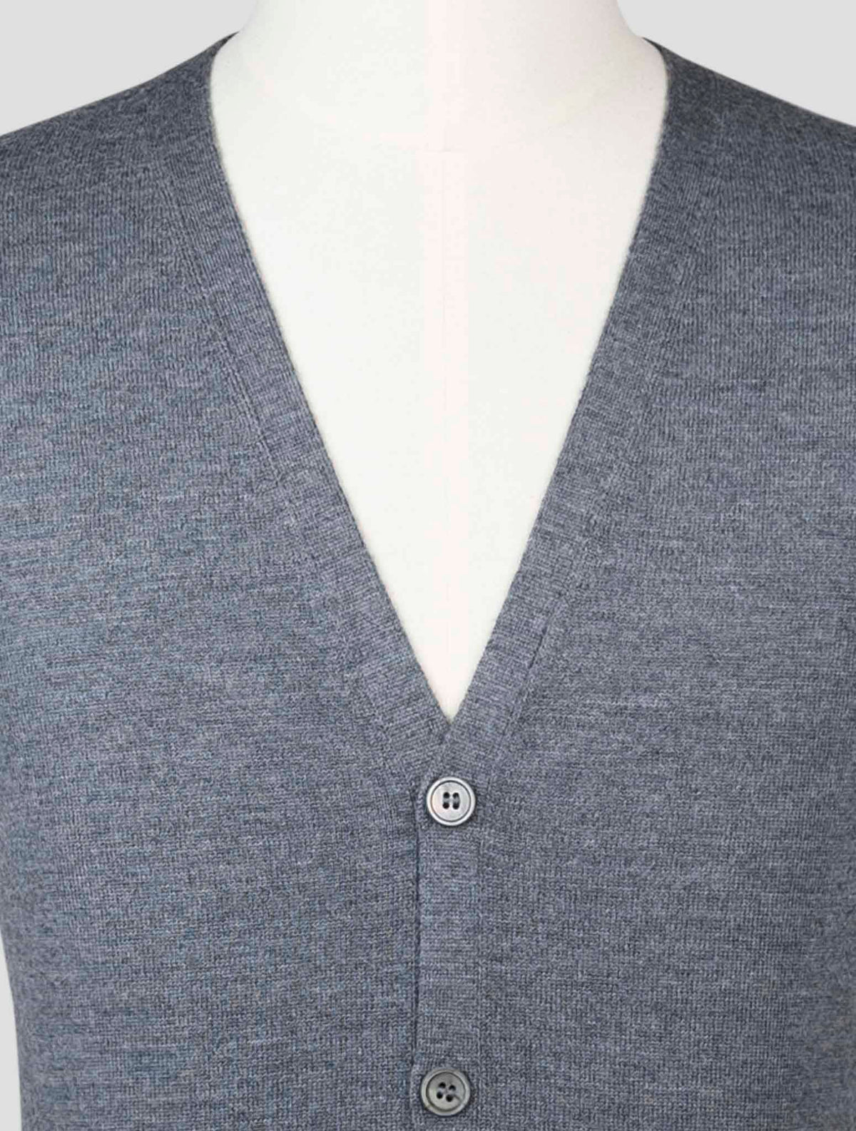 Gran Sasso Gray Virgin Wool Gilet