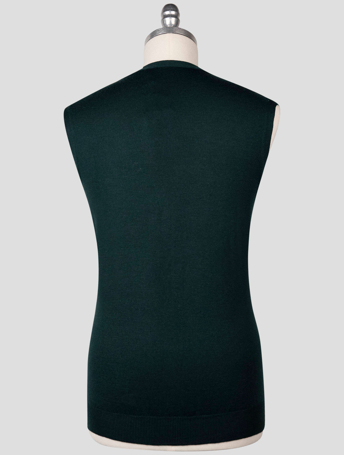 Gran Sasso Dark Green Virgin Wool Gilet