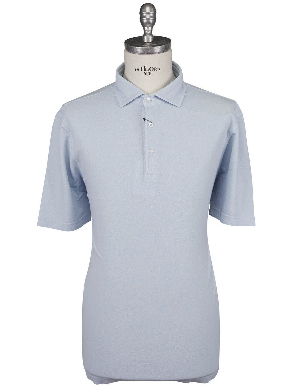 Gran Sasso 'Gran Sasso Light Blue Cotton Polo Light Blue 000