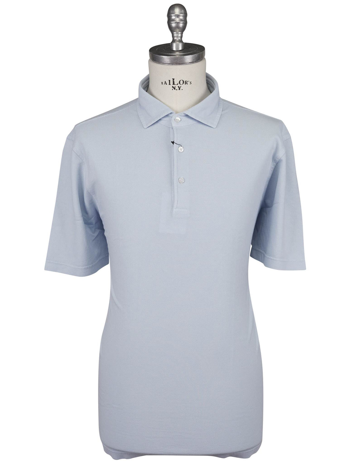 'Gran Sasso Light Blue Cotton Polo