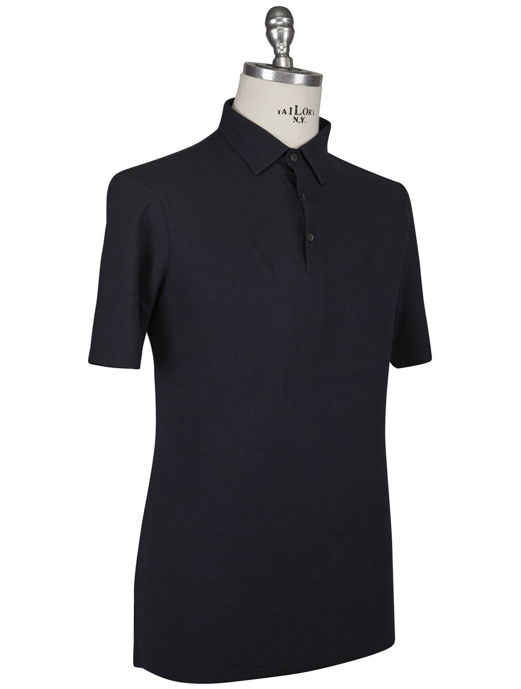 Gran Sasso Gran Sasso Blue Cotton Polo Blue 001