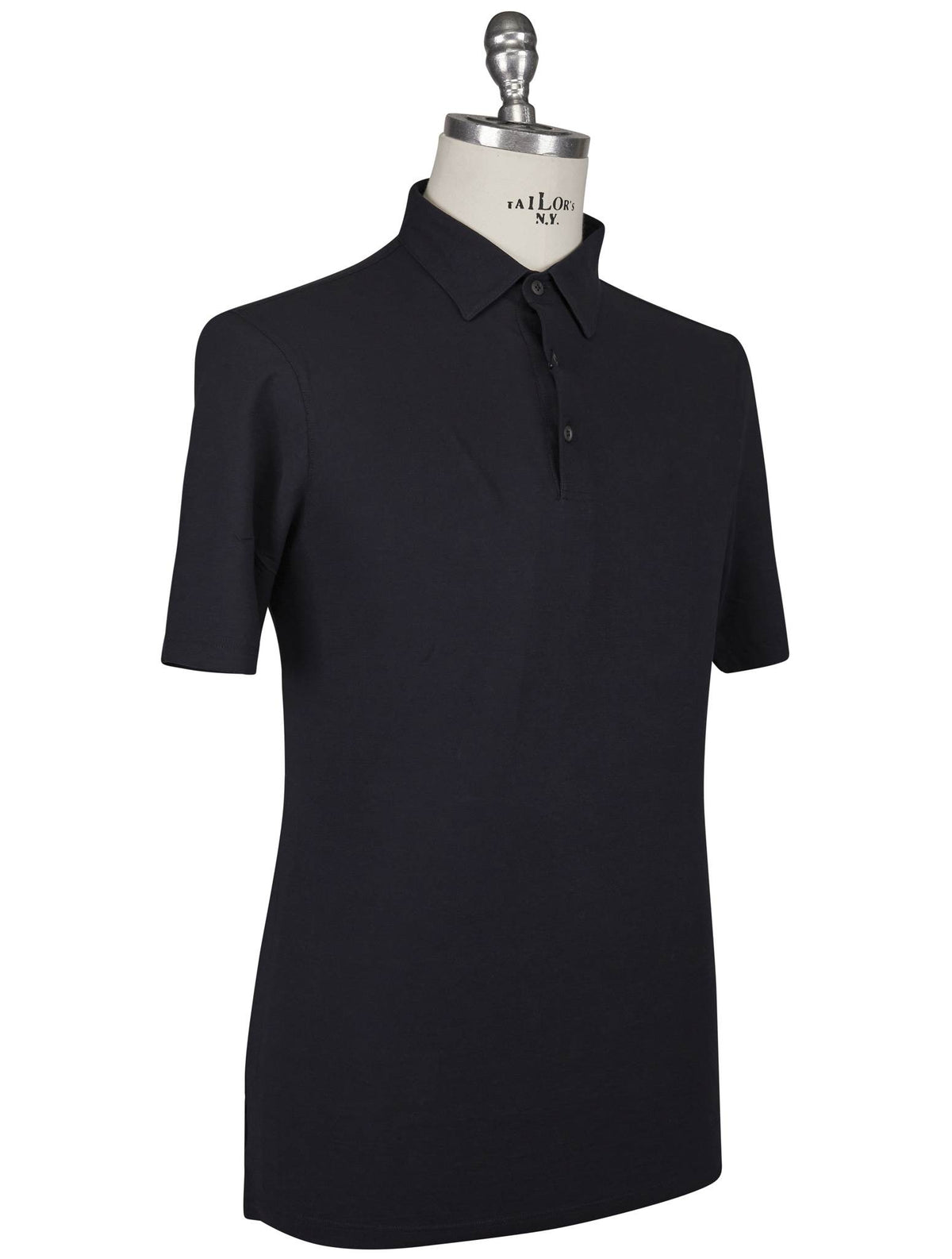 Gran Sasso Gran Sasso Blue Cotton Polo Blue 001