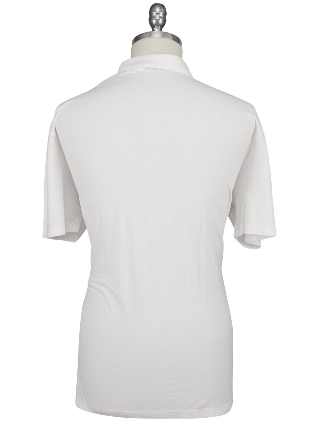Gran Sasso White Cotton Polo