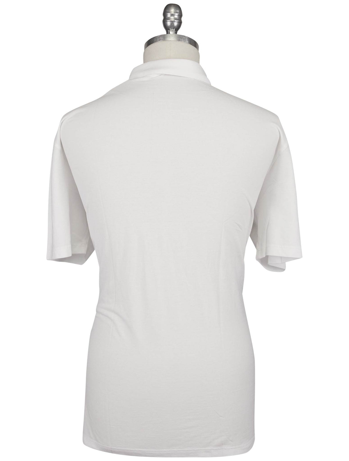 Gran Sasso White Cotton Polo