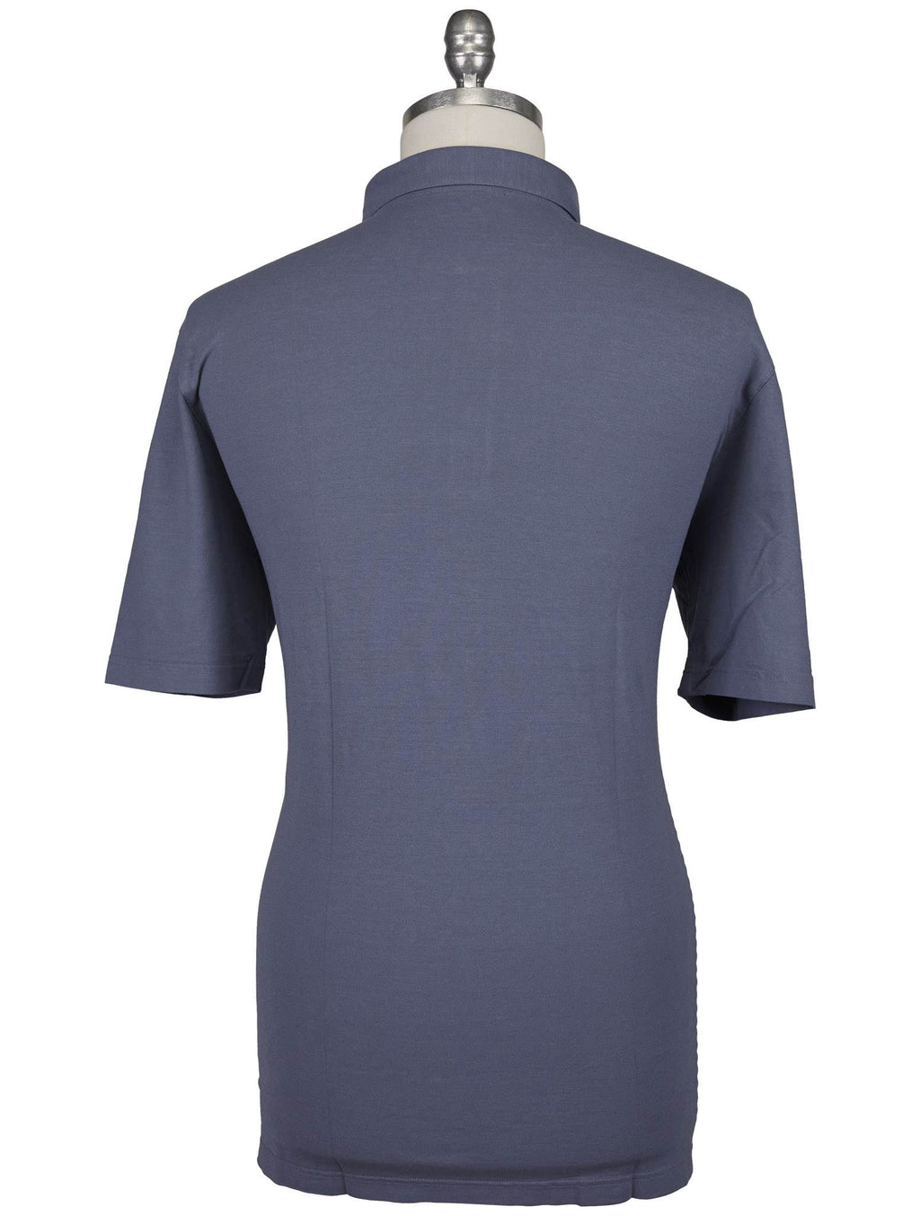 'Gran Sasso Blue Cotton Polo