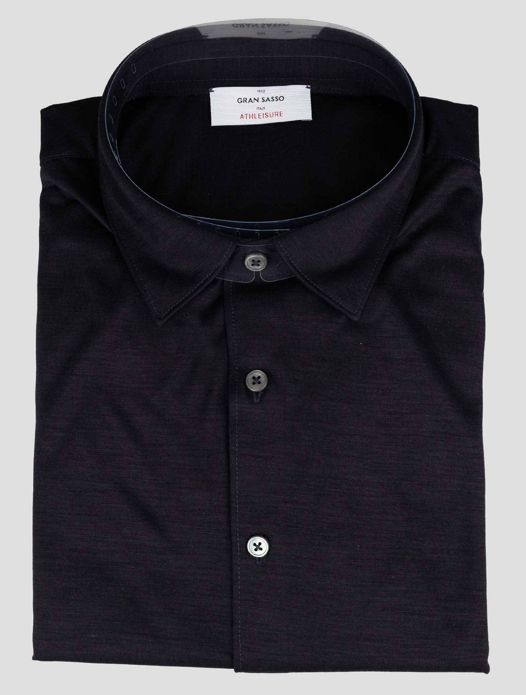 Gran Sasso Gran Sasso Dark Blue Virgin Wool Shirt Dark Blue 000