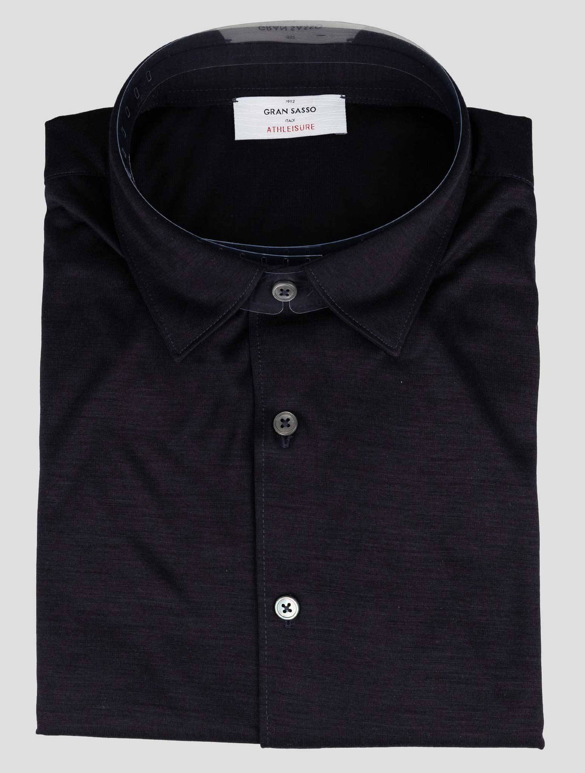 Gran Sasso Gran Sasso Dark Blue Virgin Wool Shirt Dark Blue 000