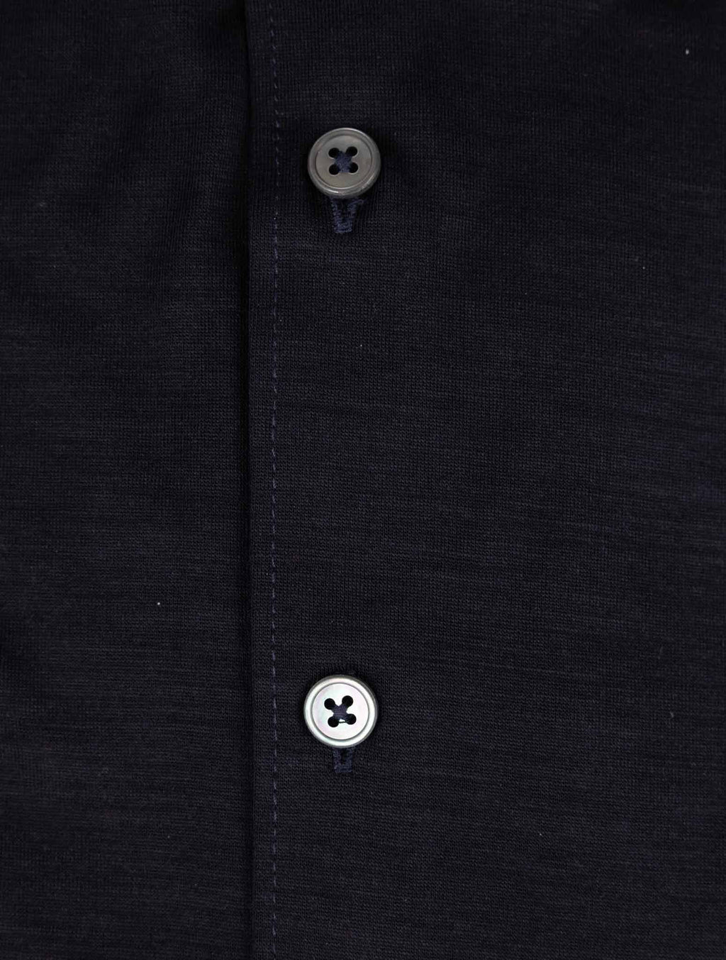 Gran Sasso Dark Blue Virgin Wool Shirt