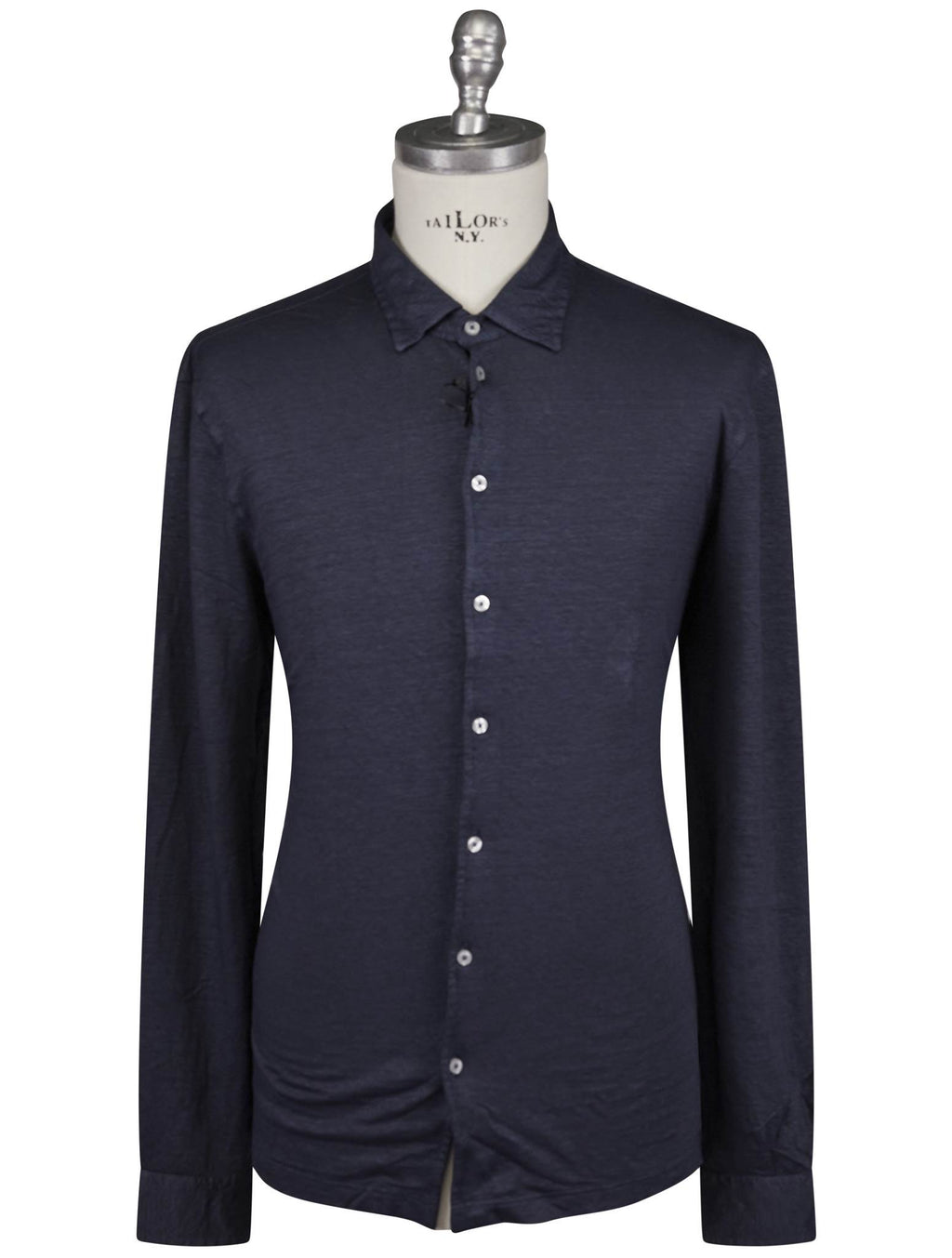 Gran Sasso Blue Linen EA Shirt