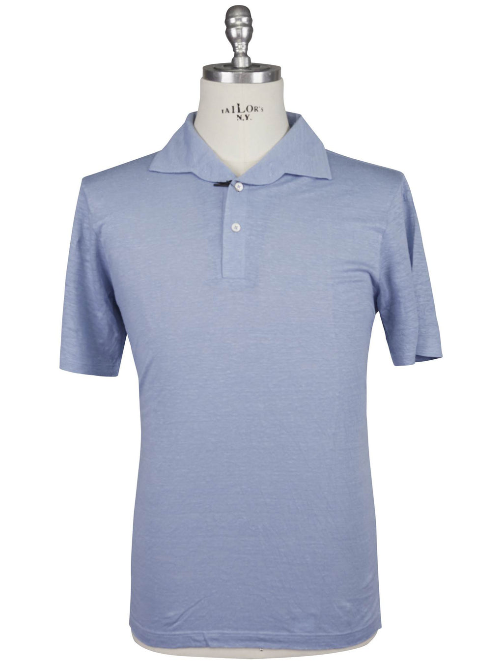 Gran Sasso Gran Sasso Light Blue Linen Polo light Blue 000