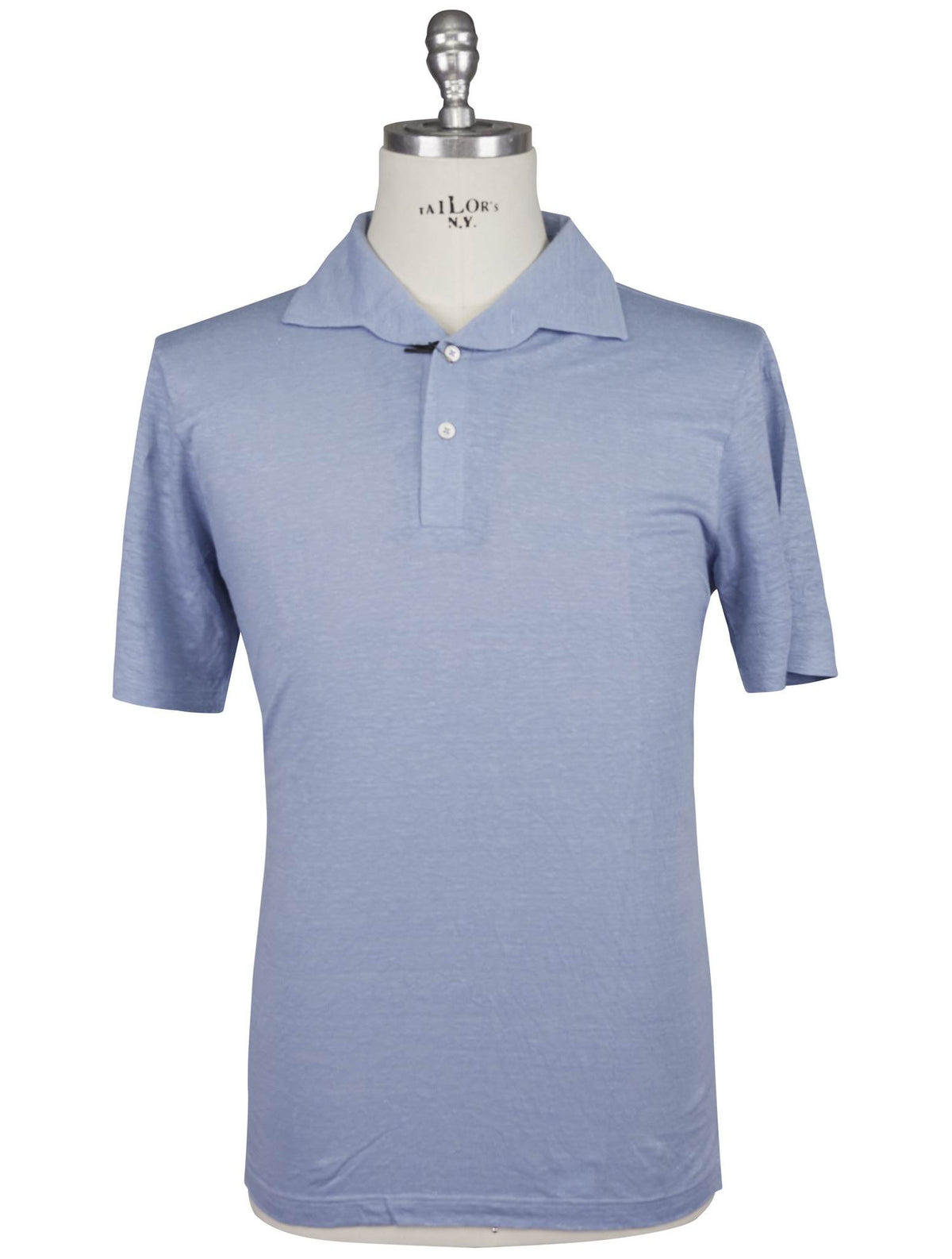 Gran Sasso Gran Sasso Light Blue Linen Polo light Blue 000