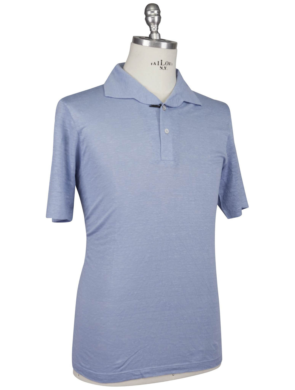 Gran Sasso Gran Sasso Light Blue Linen Polo light Blue 001