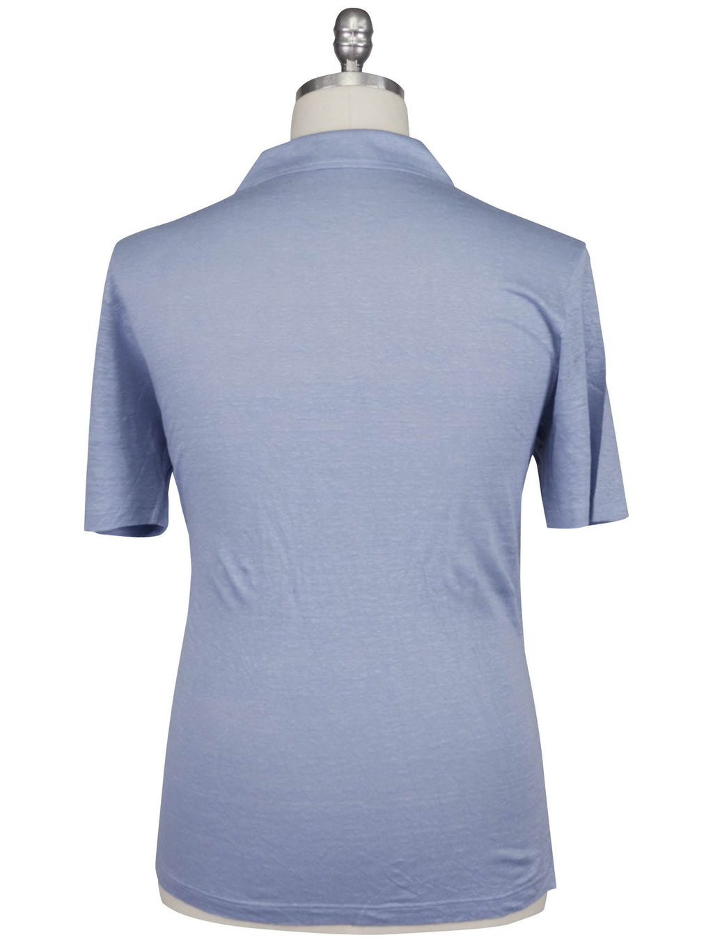 Gran Sasso Light Blue Linen Polo