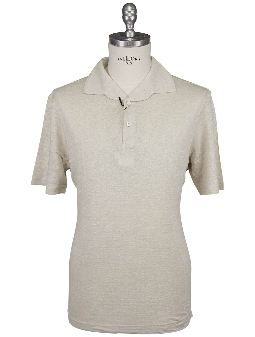 Gran Sasso Beige Linen Polo