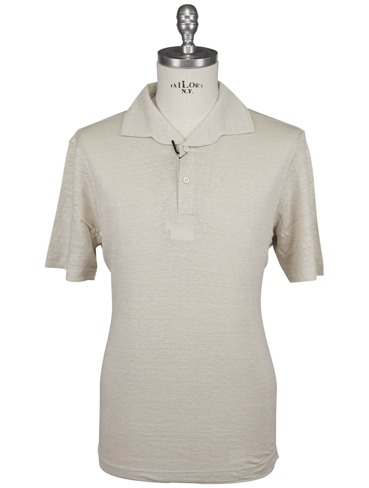 Gran Sasso Beige Linen Polo