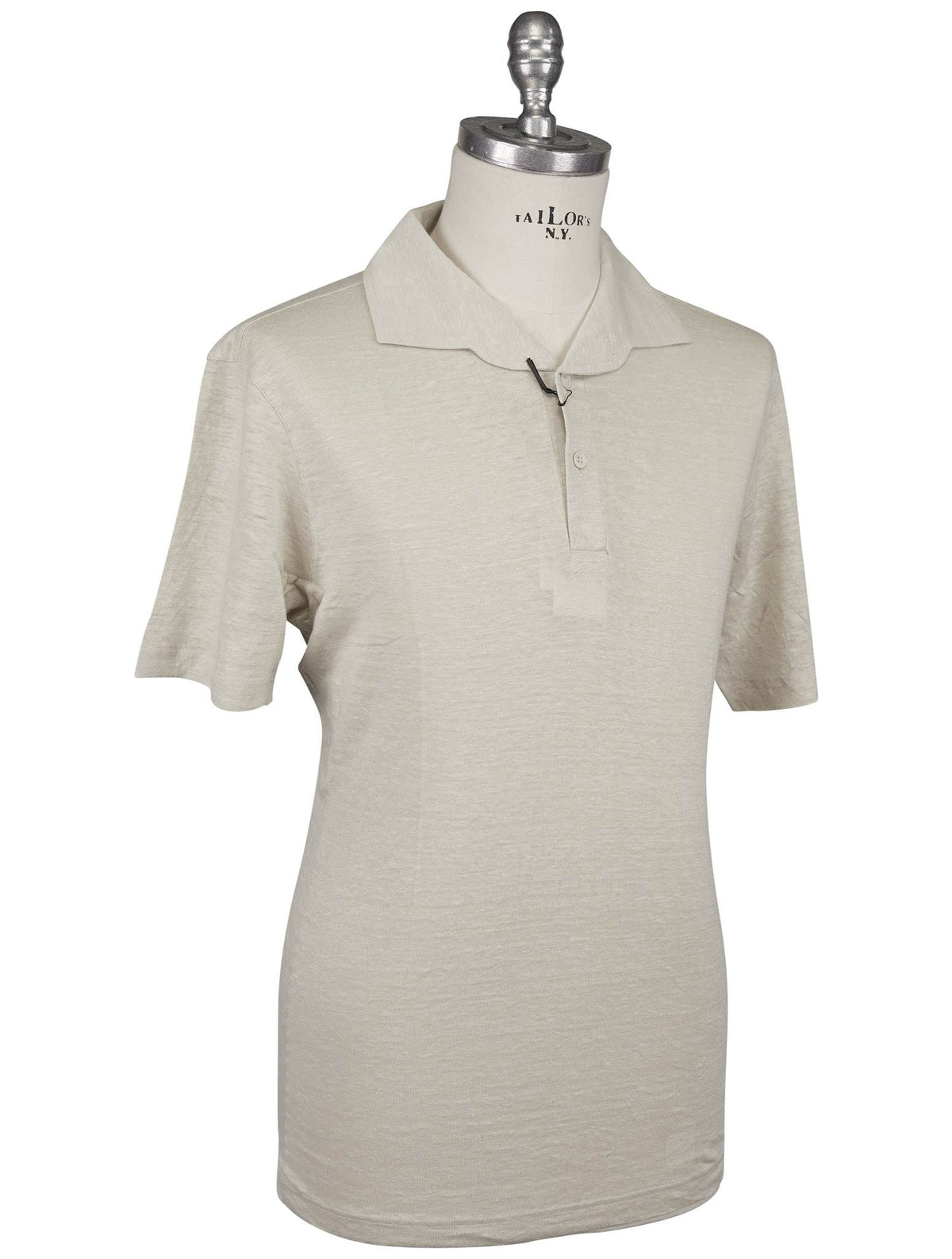 Gran Sasso Gran Sasso Beige Linen Polo Beige 001