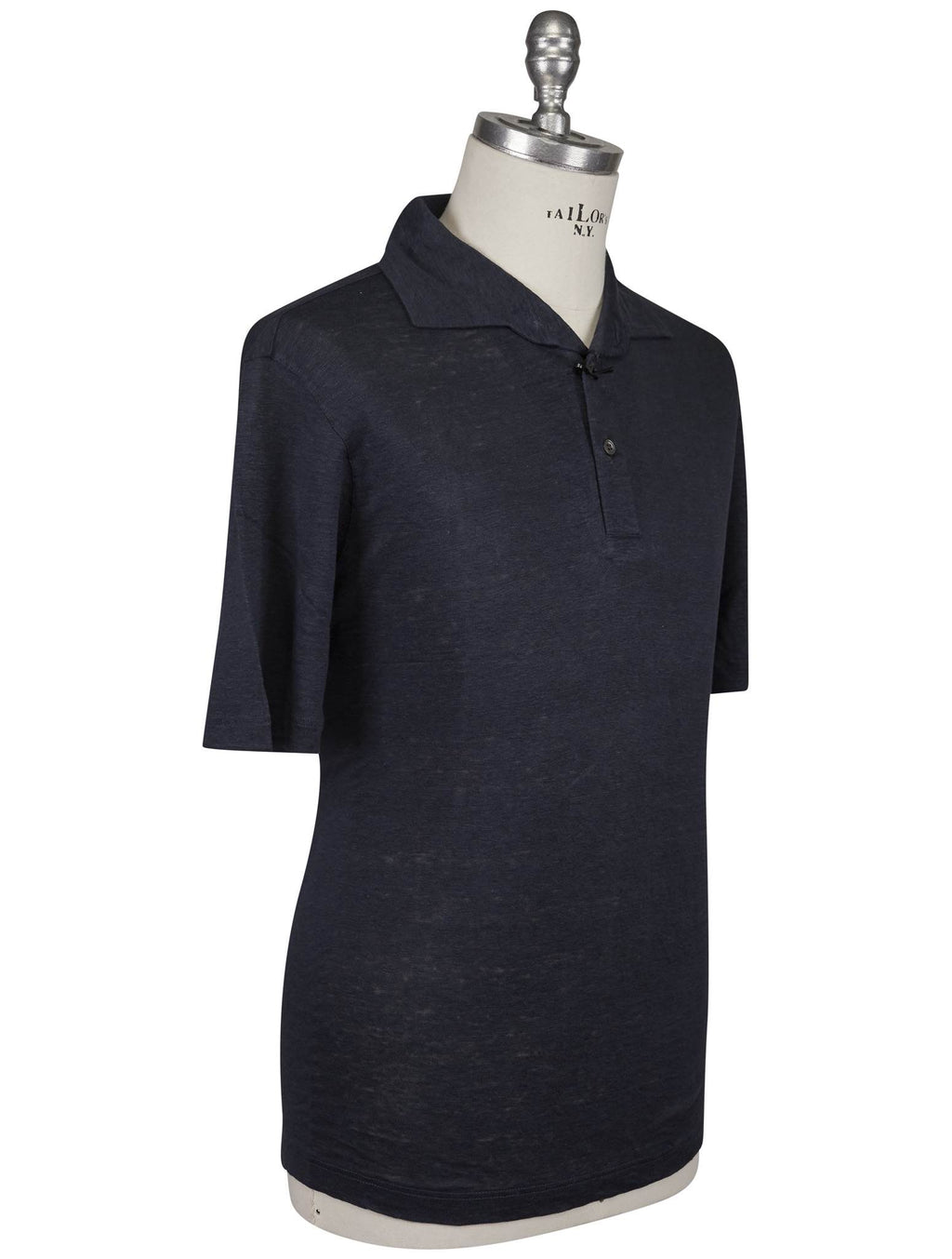 Gran Sasso Gran Sasso Blue Cotton Polo Blue 001