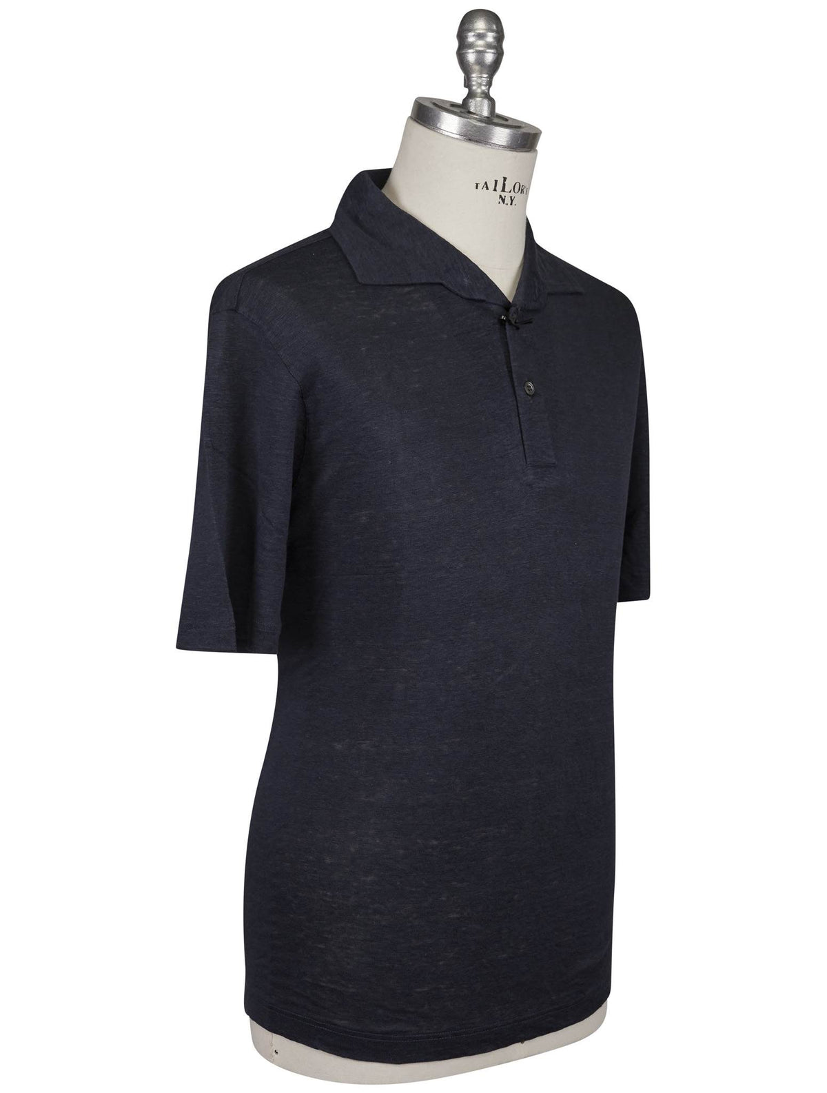 Gran Sasso Gran Sasso Blue Cotton Polo Blue 001