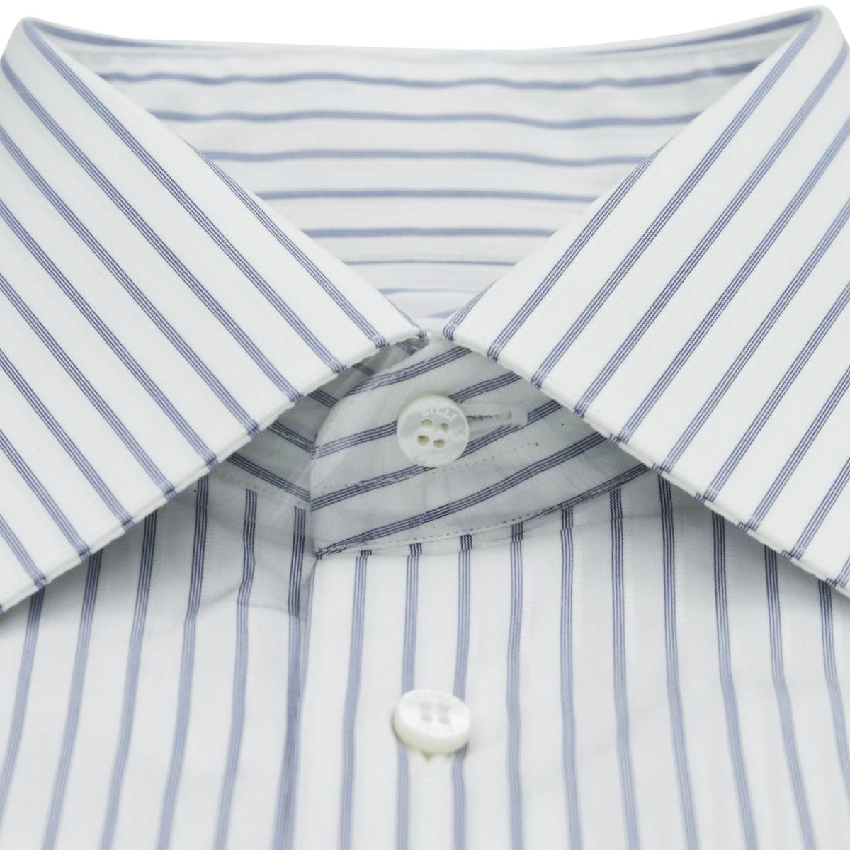 Zilli Zilli Blue White Cotton Shirt Blue/White 001