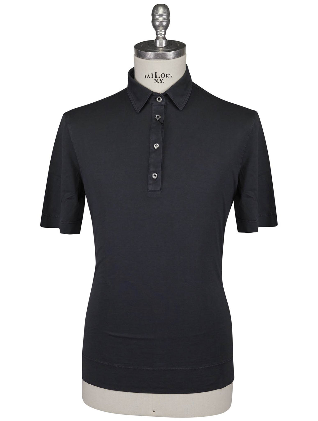 Gran Sasso Blue Cotton Polo