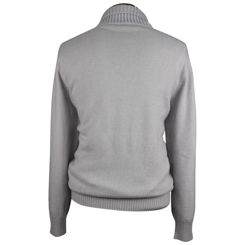 Zilli Gray Cashmere Sweater