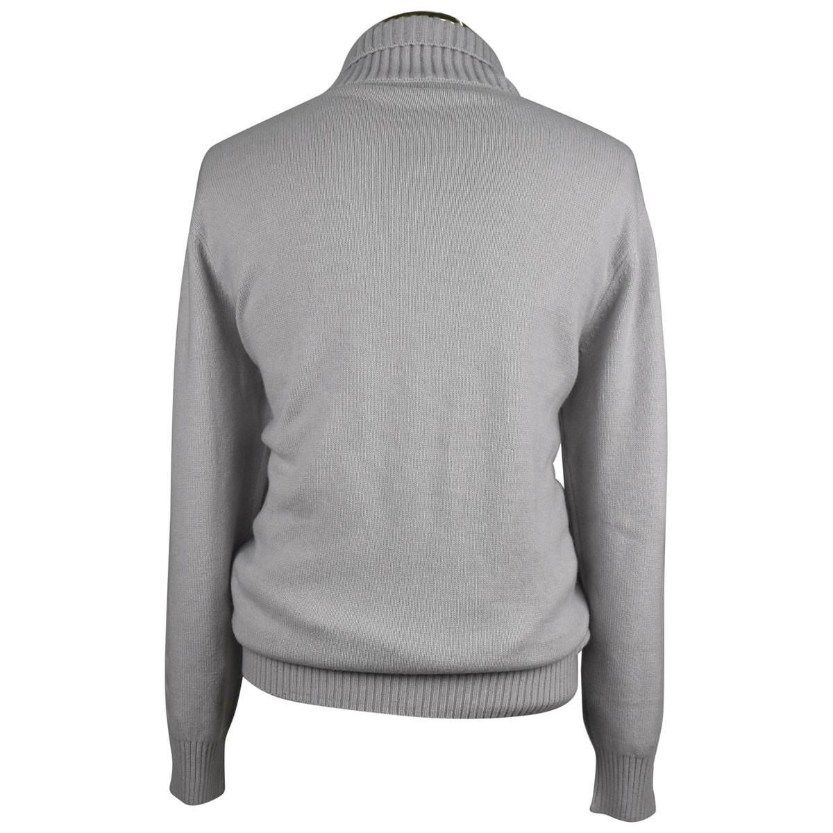 Zilli Gray Cashmere Sweater