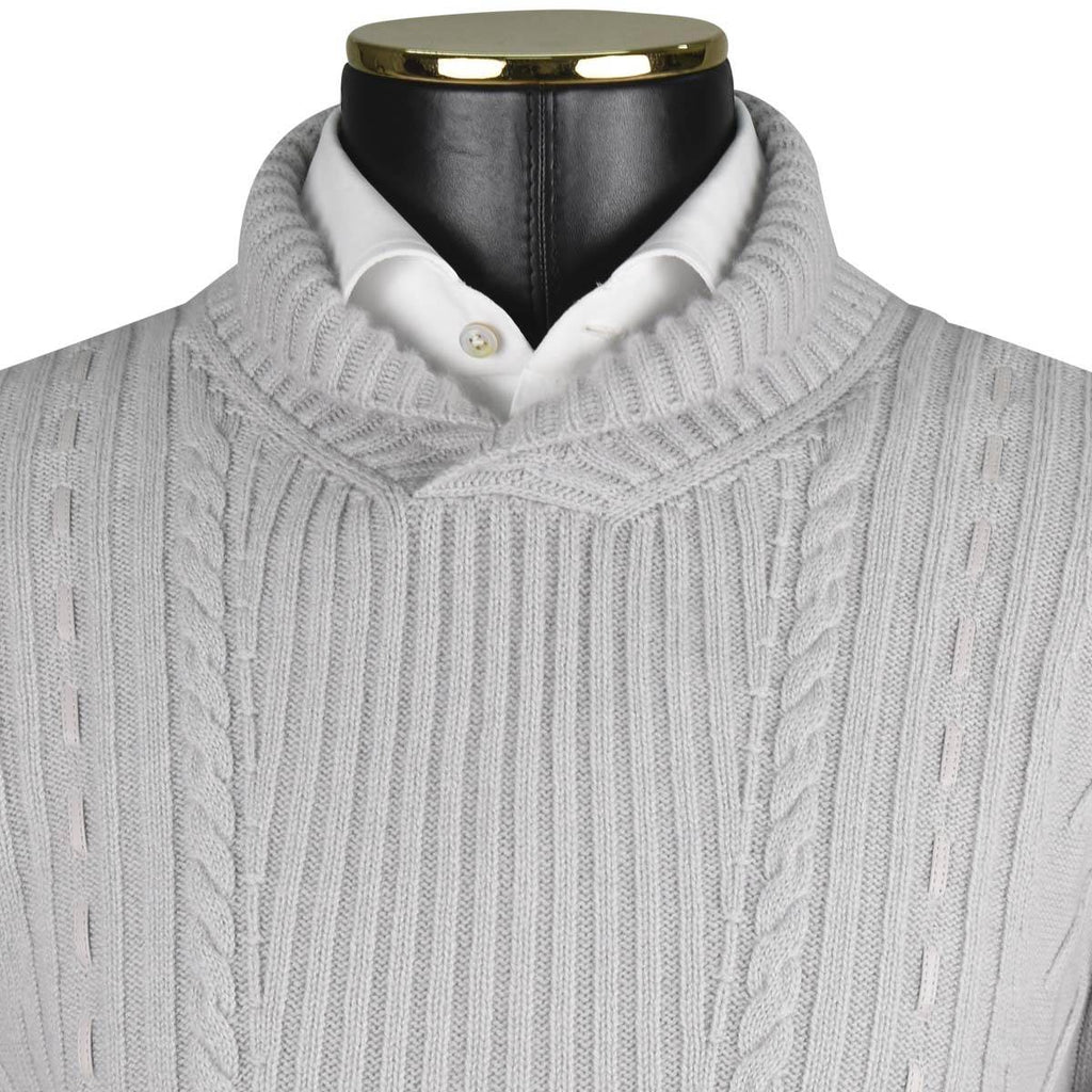 Zilli Gray Cashmere Sweater