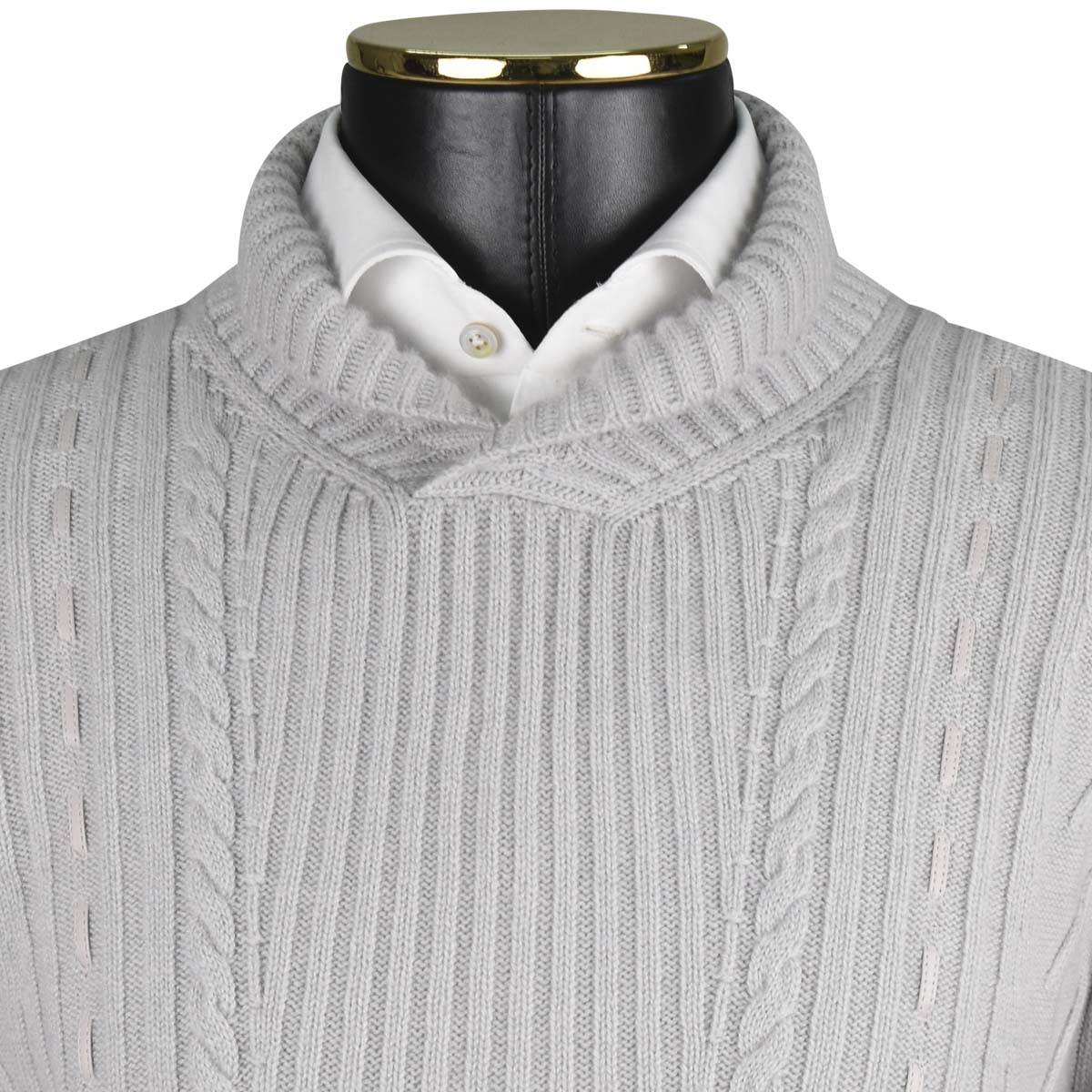 Zilli Gray Cashmere Sweater